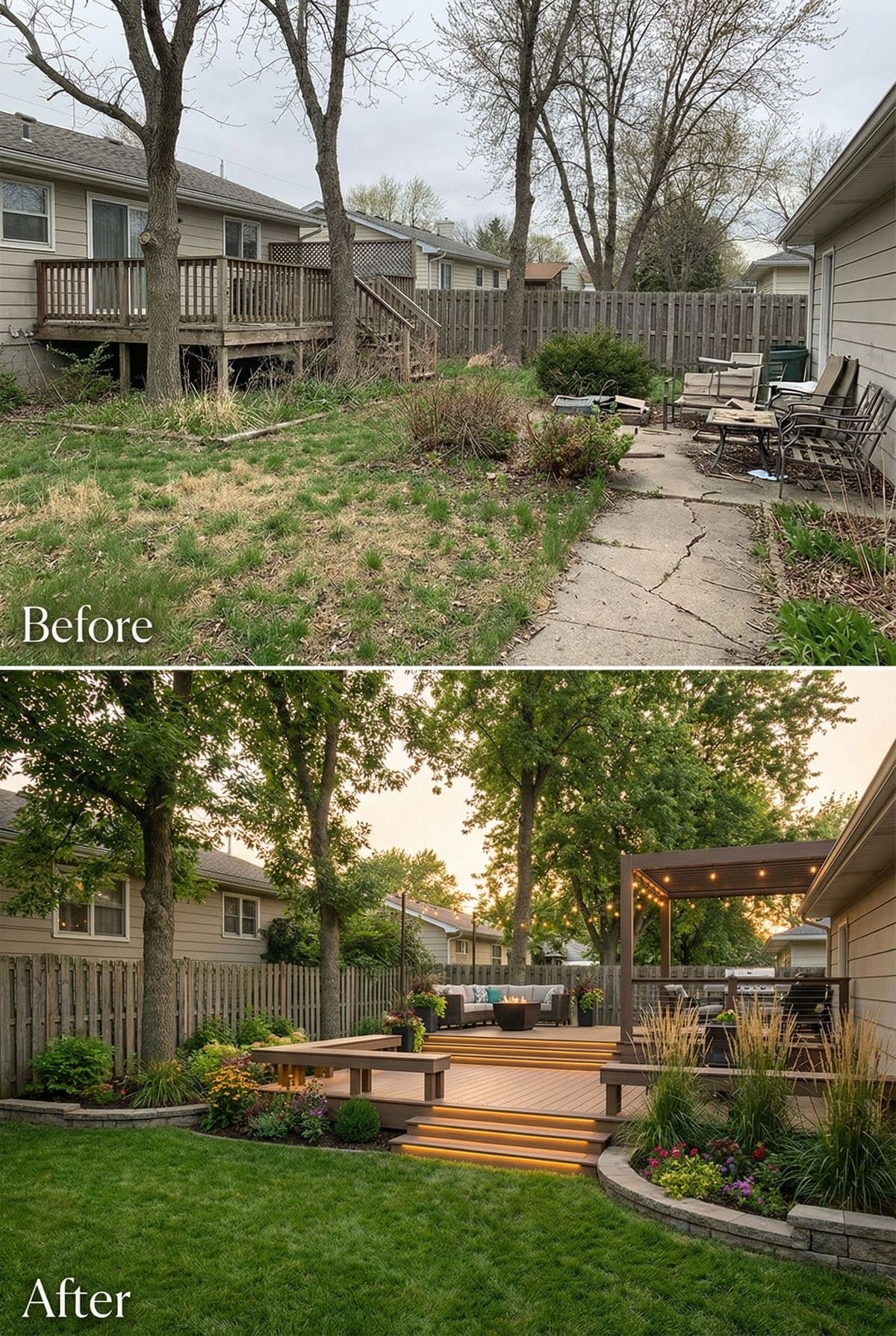 TerraNova yard transformation 4: before and after