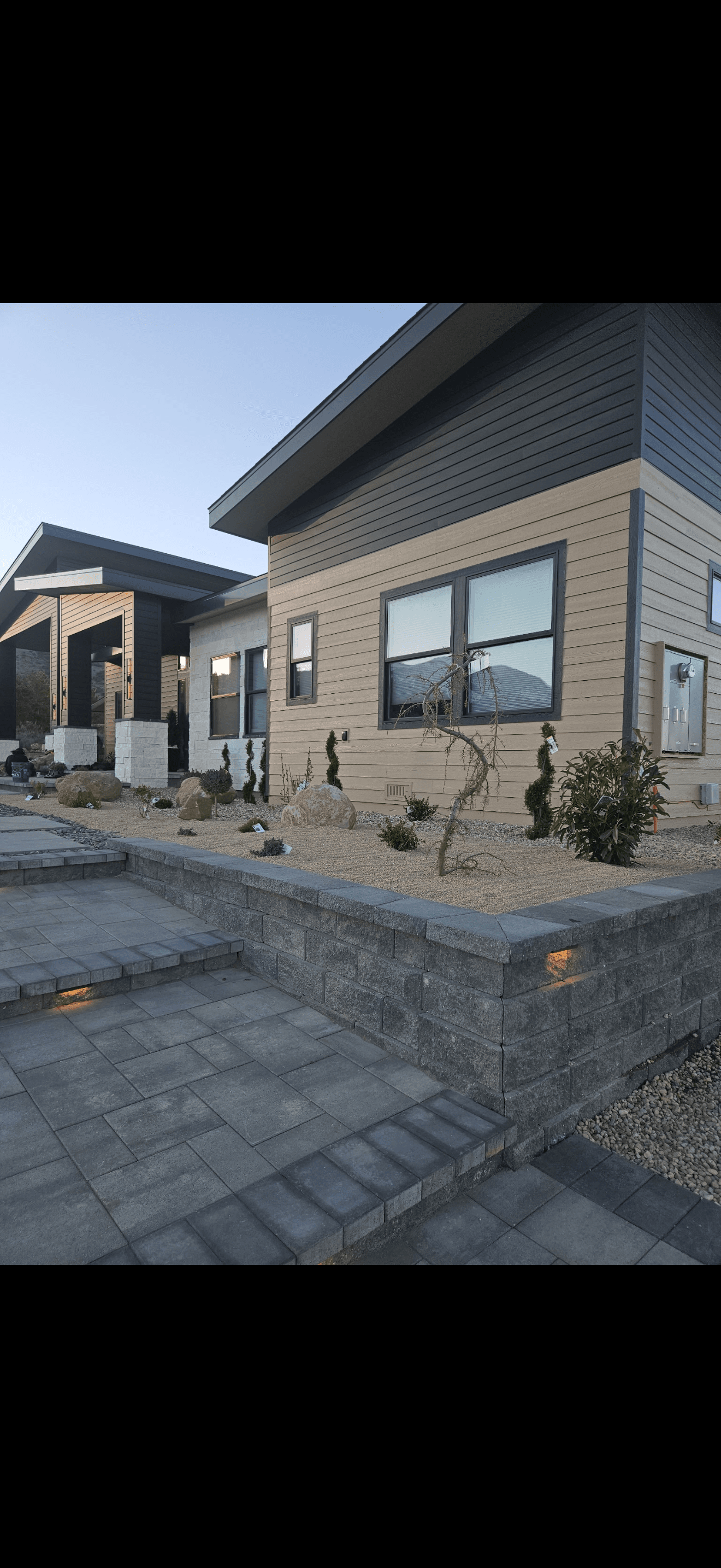 Completed TerraNova hardscape and landscape construction project